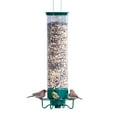 thumbnail image 1 of Droll Yankees Squirrel Proof Bird Feeders for Outdoors - YF-M - Flipper, Collapsible Perches, 5-Pound Seed Capacity, Green, 1 of 16