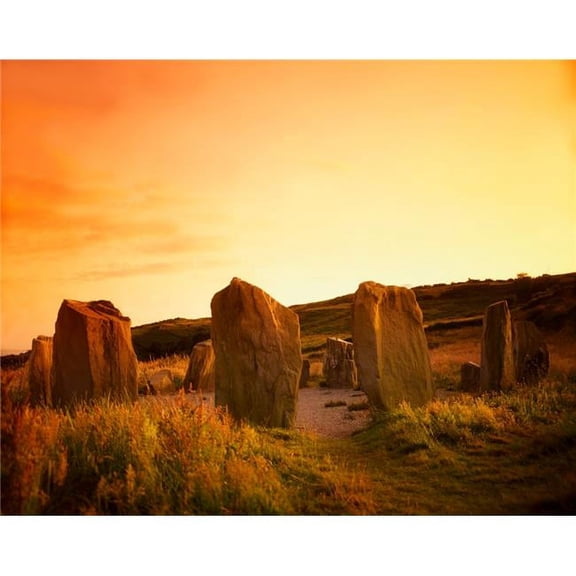 Drombeg Stone Circle Near Glandore Co Cork Ireland Poster Print by The Irish Image Collection - 34 x 26 - Large