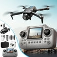 thumbnail image 1 of Drone With 1080P Screen Remote Control And Brushless Motors 360 Degree Obstacle Avoidance Altitude Hold High Definition Camera 90 Degree Adjustable Lens With Storage Card RC Quadcopter, 1 of 7