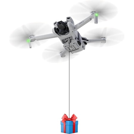 Drone Airdrop System for DJI Mini 3 Pro/Mini 3/Mini SE/Mini 2/Mini 2 SE Accessories, Payload/Delivery/Transport Drop Release Device for DJI Mini Series Drone
