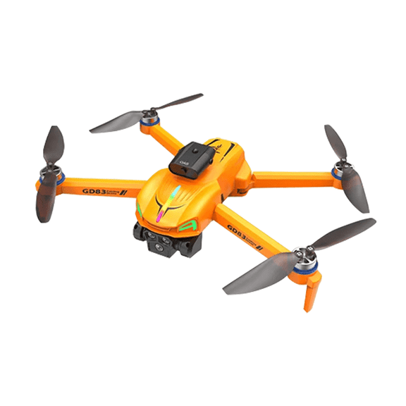Drone for Beginners Kids with Camera, Orange Foldable Quadcopter with Brushless Motor, Optical Flow Hovering, Smart Follow, 720p FPV RC Drone, Gift for Boys Christmas