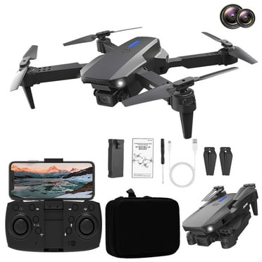 Drone with Camera 1080P HD for Kids Adults, Foldable FPV Mini Drone, One Key Take Off/Land, Altitude Hold, Headless Mode, Gravity Control, Gestures Selfie, 360°Flip, Waypoint Fly (Black)
