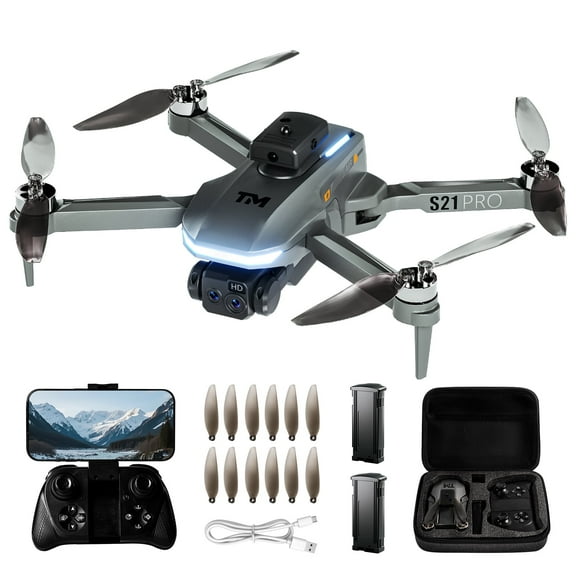 Drone with Camera, 4K HD FPV  Drone with Brushless Motor, APP control,40min Flight Time,Altitude Hold,Gesture Selfie, 3D Flip, One Key Take Off/Landing, Foldable Mini Drones for Adults and Beginners