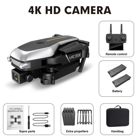 Drone with Camera 4K for Adults Beginners, Drone with GPS, Brushless Motor, Auto Return, Follow Me, Tap Fly, Circle Fly,One Key Start, 45 Mins Long Flight, Under 249g