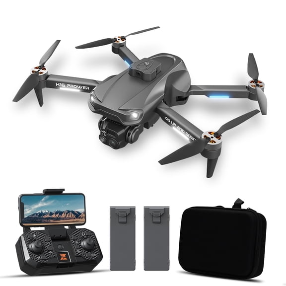 Drone with Camera 4K, TODAMU Beginner Drone with Obstacle Avoidance, Plegable Drones with Dual Camera, Optical Flow Hover, Gesture Selfie, Mini Drone Under 249g, For Travel, Indoor, Outdoor, Gift