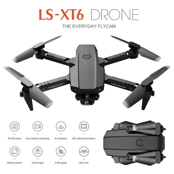 Drone with Camera for Adults, 1080P FPV Drones for kids Beginners with Upgrade Altitude Hold, Voice Control, Gestures Selfie, 90° Adjustable Lens, 3D Flips, 2 Batteries