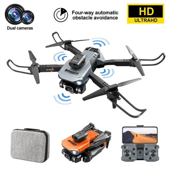 Drone with Camera for Adults, Auto Return Home, Follow Me, Brushless Motor, GPS Route Flight, Altitude Hold, Headless Mode, Foldable, 15 Min Flight Time