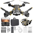 thumbnail image 1 of Drone with Camera for Beginners and Teens, Dual Camera with Obstacle Avoidance, Foldable FPV RC Quadcopter with Long Flight Time for Indoor and Outdoor, 1 of 10