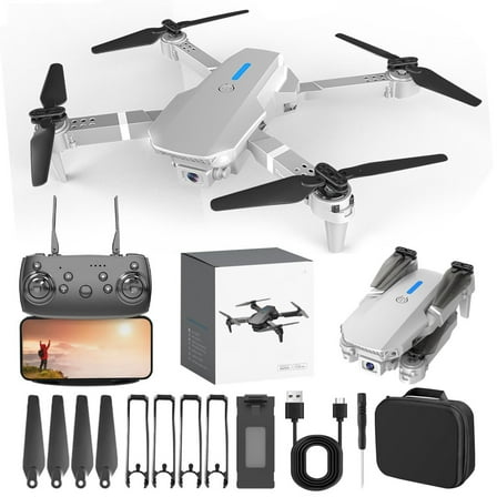 Drone with Camera for Kids & Adults, 1080P HD FPV Mini Drones with Altitude Hold, 3D Flips, Speed Adjustment, Headless Mode, 2.4GHz Technology Adopted for-Interference, Toys Gifts for Boys Girls