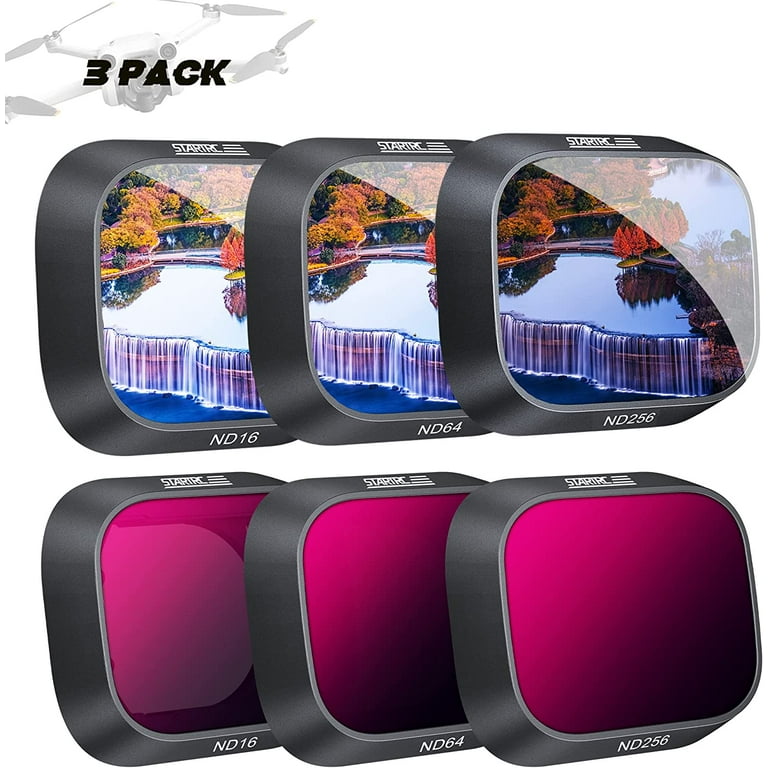 ND Filter Set for DJI Mini 3 Pro, 6-Pack Drone Camera Lens Filter  Accessories Polarized CPL Filter with Aluminum Alloy Frame & 32-Layer  Coating HD AGC