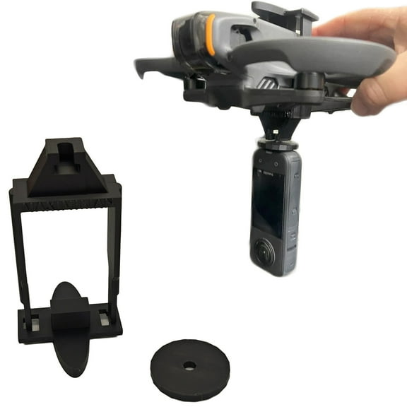 Drone Camera Mount Top Extension Camera Bracket For DJI Avata 2 For Insta360 X3/X4 Camera Adapter Mounting Fixing Adapter Holder Retrofit Accessory