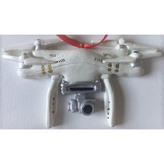Drone Christmas Tree Ornament Holiday Gift Unique Present or Stocking Stuffer