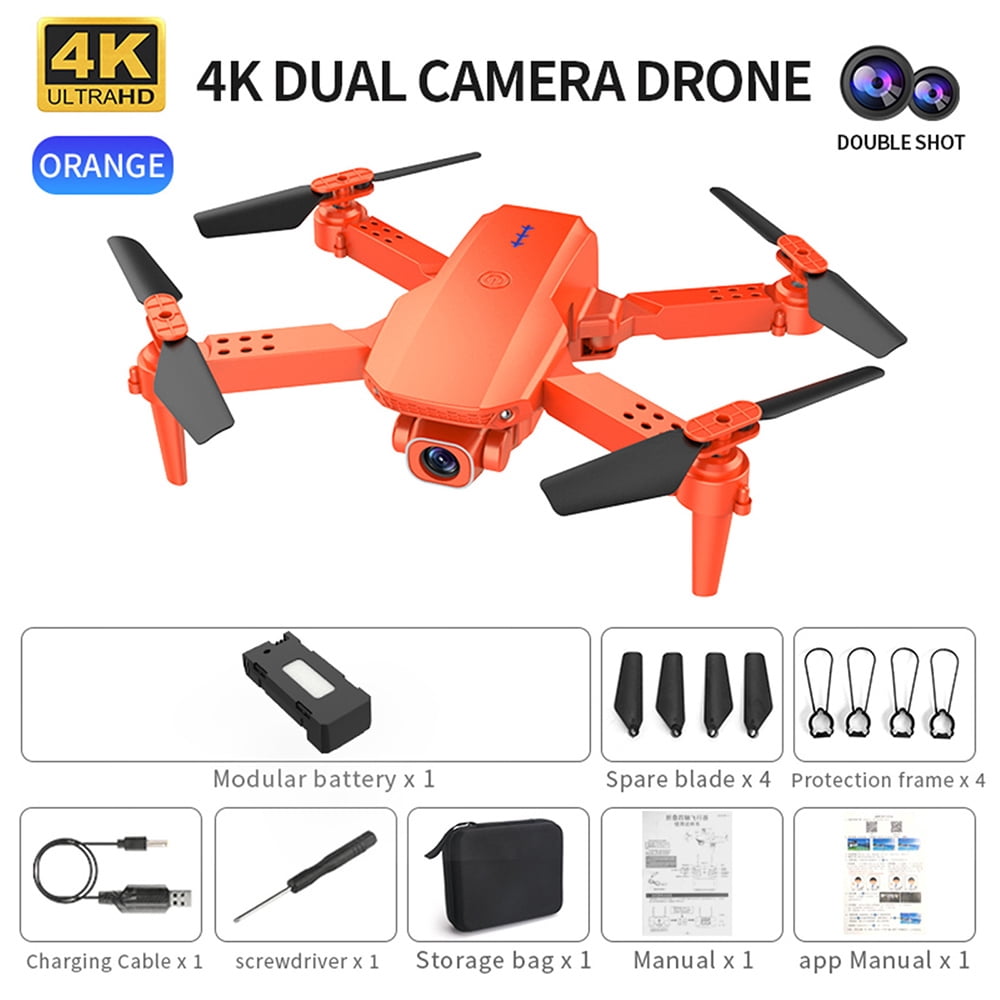 Drone K5 Mini Drone Aerial Photography 4K Dual-lens High-Definition Quadcopter Toy Drones Gifts for Adults Kids