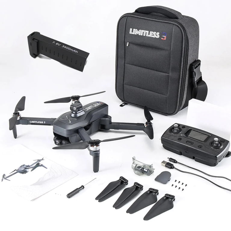 Drone X Pro LIMITLESS 3 GPS 4K UHD Camera Drone - Long Range