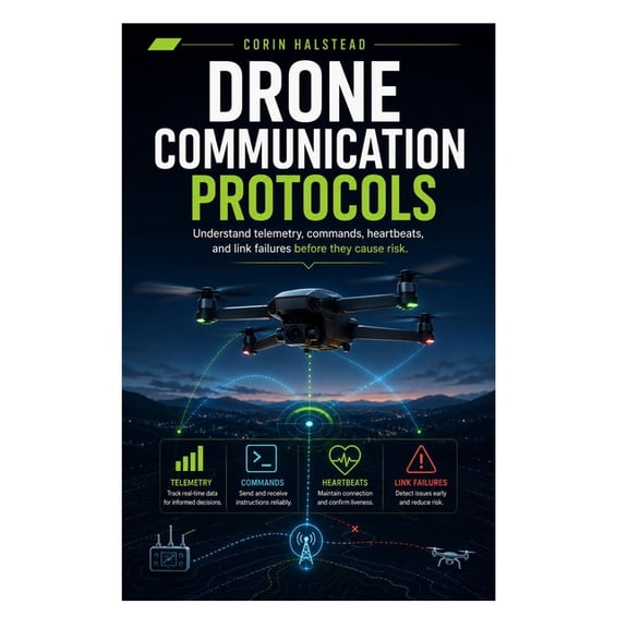 Drone Communication Protocols: Understand telemetry, commands, heartbeats, and link failures before they cause risk., (Paperback)