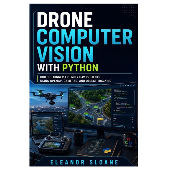 Drone Computer Vision with Python: Build Beginner-Friendly UAV Projects Using OpenCV, Cameras, and Object Tracking, (Paperback)
