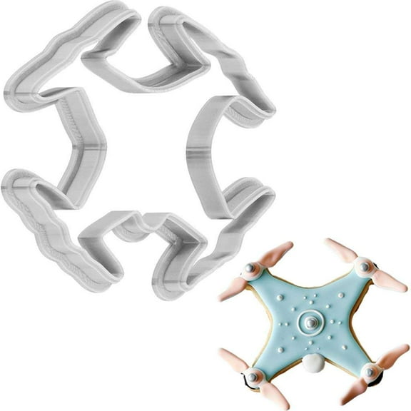 Drone Cookie Cutter 4 Inch Made in USA by WONDERTORY