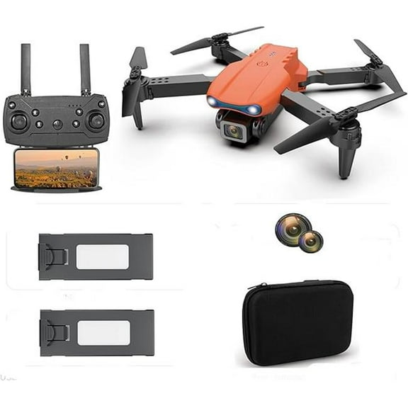 Drone E99 Pro Drones with Dual Camera for Adults 4K HD Camera Live Video 40 Mins Flight Time 3D Flips Gesture Photo