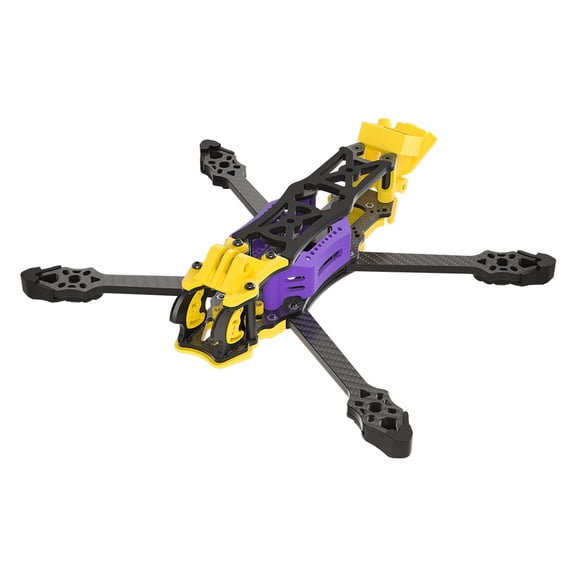 Drone Frame Kit 3K Carbon Fiber 230mm Wheelbase 5mm Arm Thickness 5inch FPV Racing Freestyle Quadcopter Replacement Frame