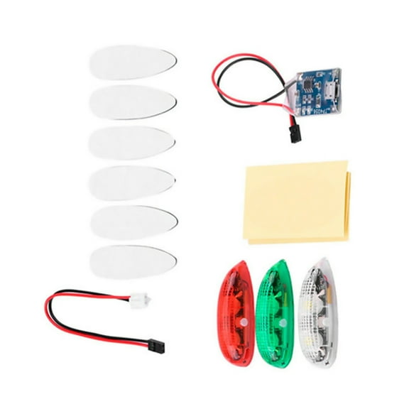 Drone Lighting Kit 3 Super-Streamline LED Lights, Visible Up to 500m for DJI Spare Light