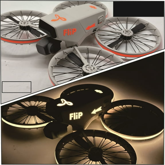 Drone Luminous Stickers Decoration Decals Skin Anti-Scratch Protective Film Night Safety Cool Flight For DJI Flip Accessories