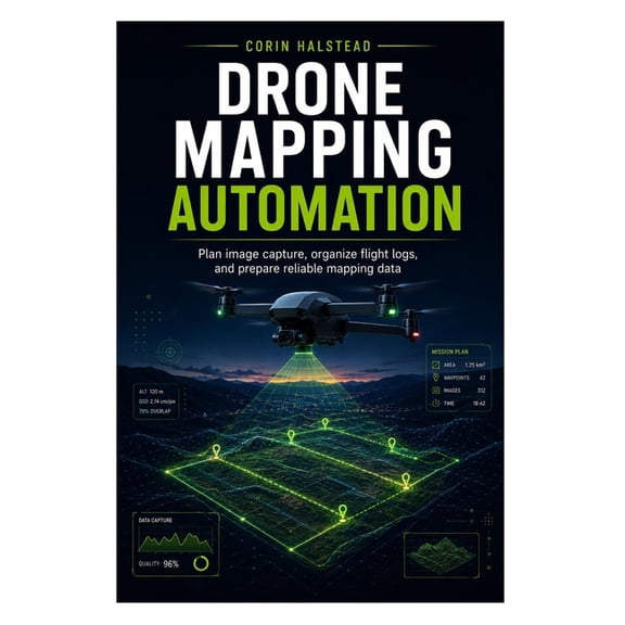Drone Mapping Automation: Plan image capture, organize flight logs, and prepare reliable mapping data, (Paperback)