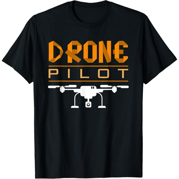 Drone Pilot Drone T-Shirt men and women can wear, black, white, gifts.