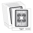 thumbnail image 1 of Drone Pilot Remote Controlled Hobby Car Window Bumper Water Bottle Phone Tablet Laptop Waterproof Vinyl Decal Sticker Set 5-Pack - Gloss Finish - 4.0", 1 of 7