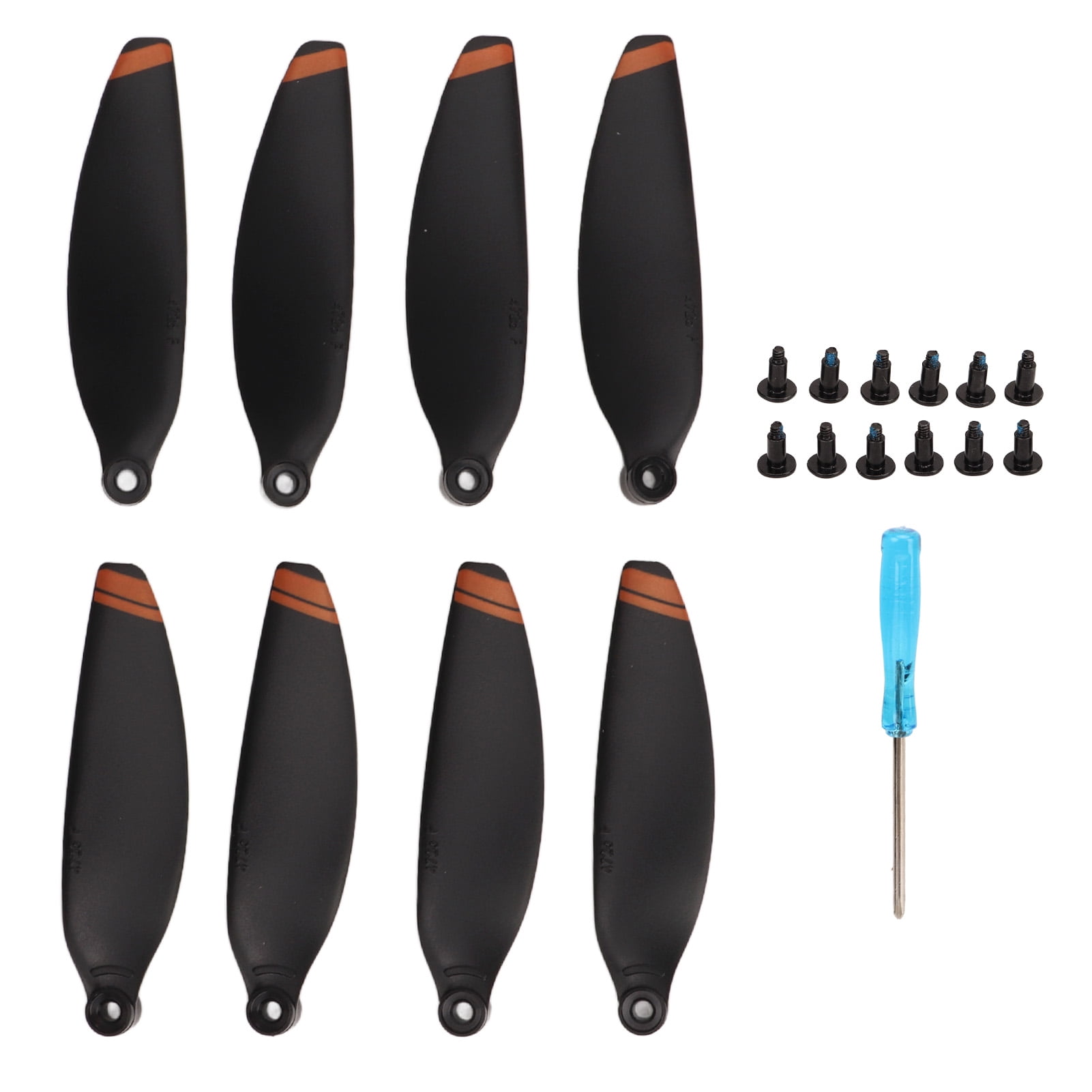 Drone Propeller Replacement Accessories Provide Strong Pull Orange Edge Blades Wing for Mavic