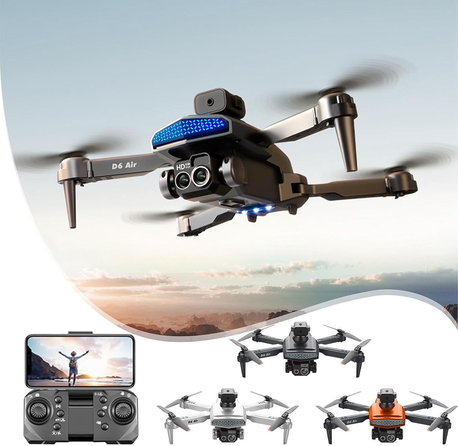 Potensic ATOM SE GPS Drone with 4K EIS Camera, 31 Mins Flight, 4KM FPV  Transmission Foldable Drone RC Quadcopter for Adult 
