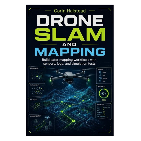 Drone SLAM and Mapping: Build safer mapping workflows with sensors, logs, and simulation tests, (Paperback)