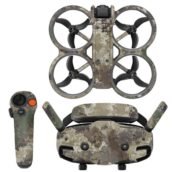 Drone Sticker Compatible for DJI Avata 2, Film Decal Skins for Drone Controller Drone Glasses Decoration Sticker Wrap Cover Sticker DIY Full Set Skin