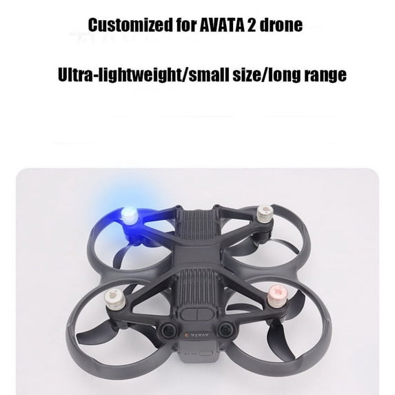 Drone Strobe Light,4pcs Night Flying Signal Strobe LED Flash Lights for DJI Avata 2 Drone Accessory