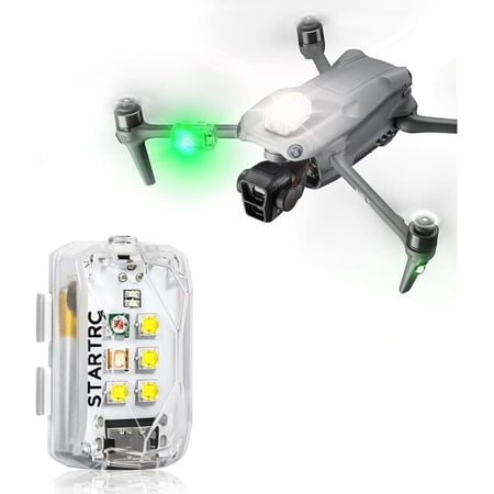 Drone Strobe Light, Night Flying Anti Collision Lights, Rechargable Flash Led Lamp Light for FAA Drone, Fits For DJI Neo,Mini 5 Pro, Avata 2,Mini 4k,Air 3S and All RC Drones Accessory (1 PCS)