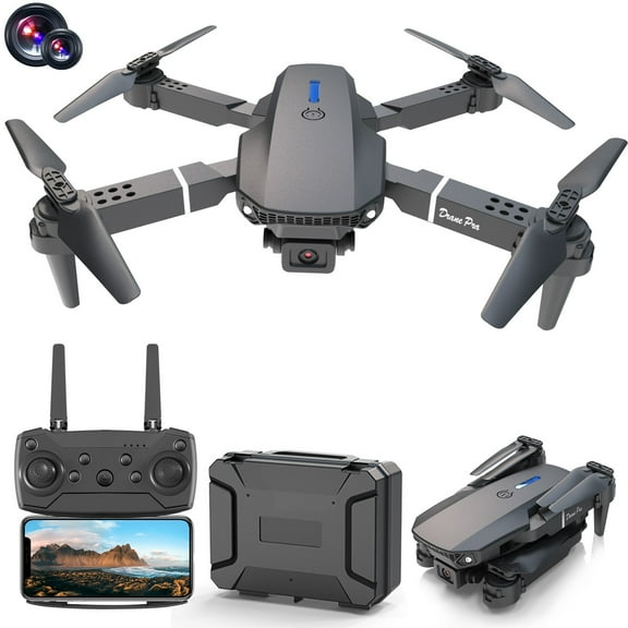 Drone With 1080P HD Camera Remote Control Toys Gifts For Boys With Altitude Hold Headless Mode Start Speed Adjustment