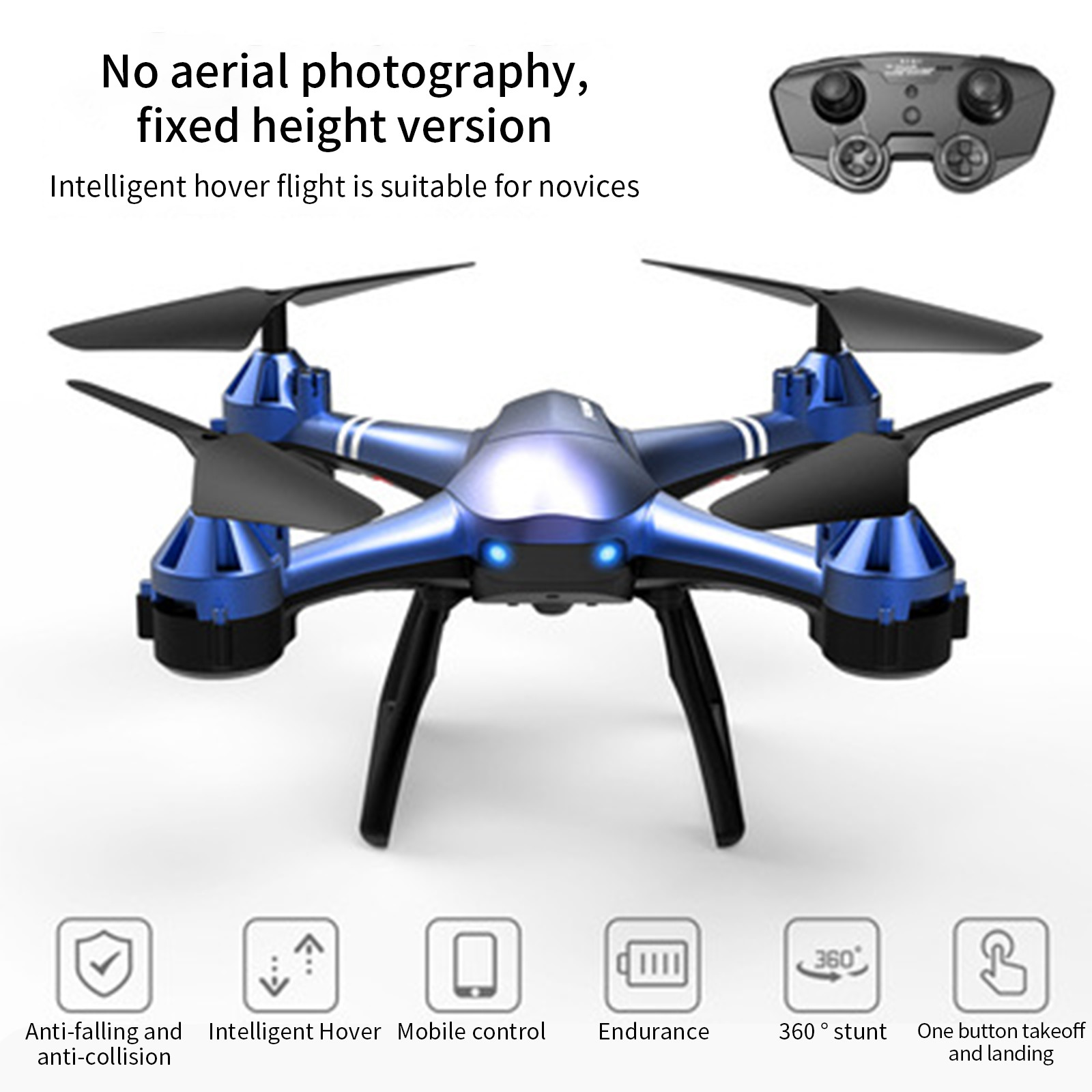 Drone With 2K Camera WiFi FPV Onekey Return Control Trajectory Flight ...
