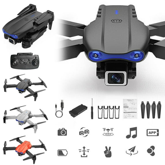 Drone With Camera For Adults Fmlxio Mini-Drone WiFi FPV Smart RC UAV Foldable Helicopter Foldable One Click Stunt Summer Clearance