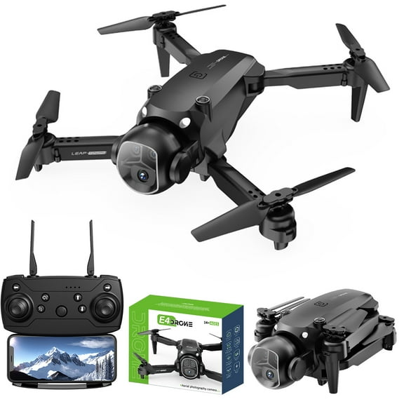 Drone with 1080P FPV Camera Folding Arms and Screen Display for Beginner Boy Girl Altitude Hold Trajectory Flight WIFI APP Headless Mode