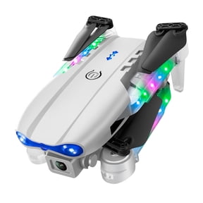 Drone with 1080P FPV Camera, Remote Control Toys with Cool LED Lights, One Click Takeoff And Landing, Gifts for Boys Girls