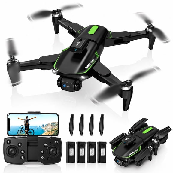 VILINICE 1080P HD Drones for Adults and Kids, FPV Mini Drone with Dual Camera, Foldable RC Quadcopter with Brushless Motor, Gesture & Trajectory Control, Obstacle Avoidance, Optical Flow, 360° Flip