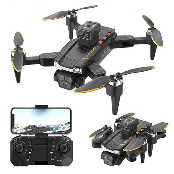 Drone with Camera, Brushless Motors with 3 Cameras, Long Flight Time and Altitude Hold for Beginners and Adults