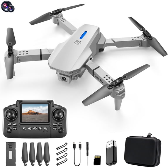 Drone with Camera Remote Control And Screen Display, 2.4G RC Quadcopter with Moble Control,Suitable for Adults And Teens