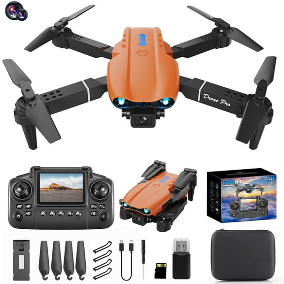 Drone with Camera, Screen Display Remote Control with 1080P HD Live Video, Altitude Hold, Gesture Control for Beginners, Kids, Adults