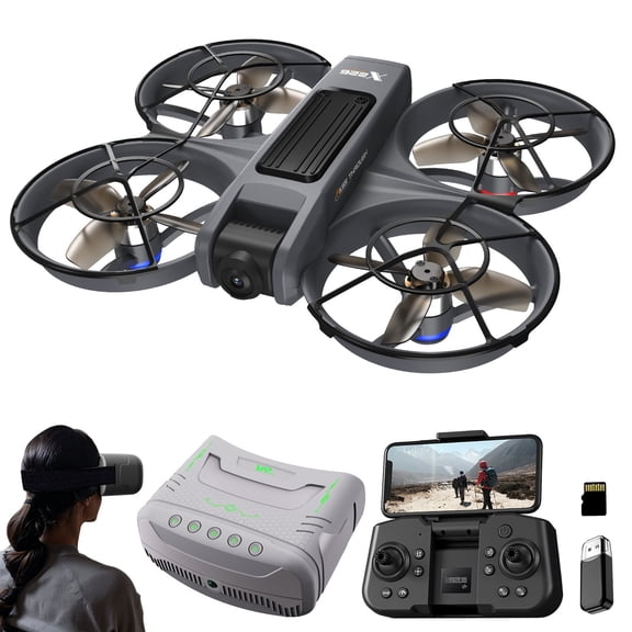 Drone with Camera and VR Glasses, 4K HD with Long Flight Time for Beginners, Kids & Adults