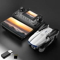 Drone with Dual Camera & Screen Controller Display RC Quadcopter with Obstacle Avoidance Altitude Hold for Adults & Beginners