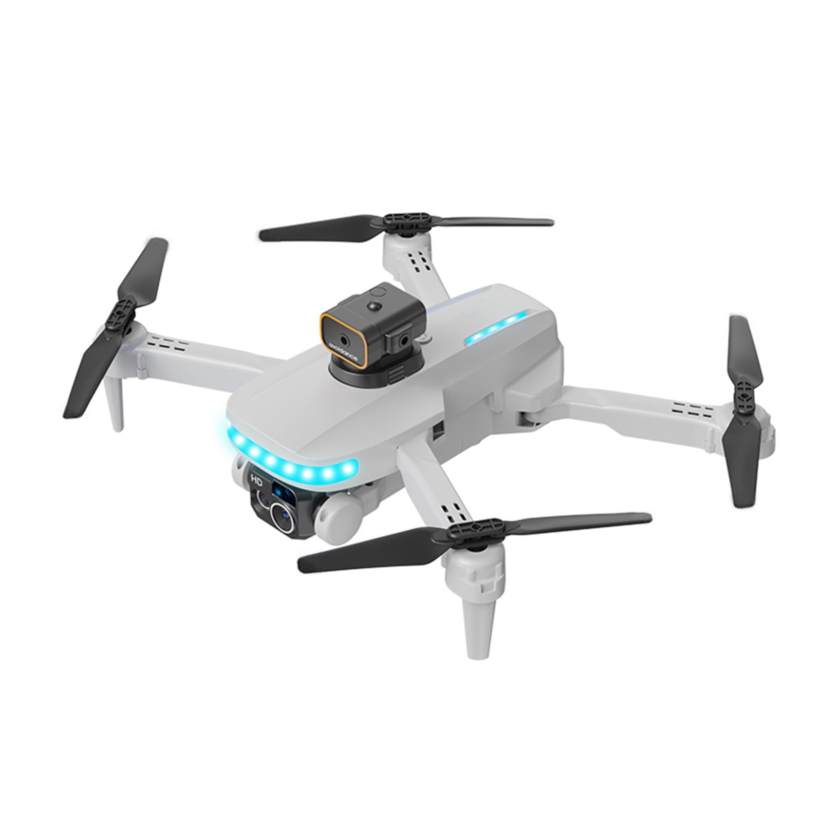 Drone with High-Definition Dual Camera, One Click Takeoff And Landing, 540°Intelligent Obstacle Avoidance Remote Control Toys Gifts for Adults