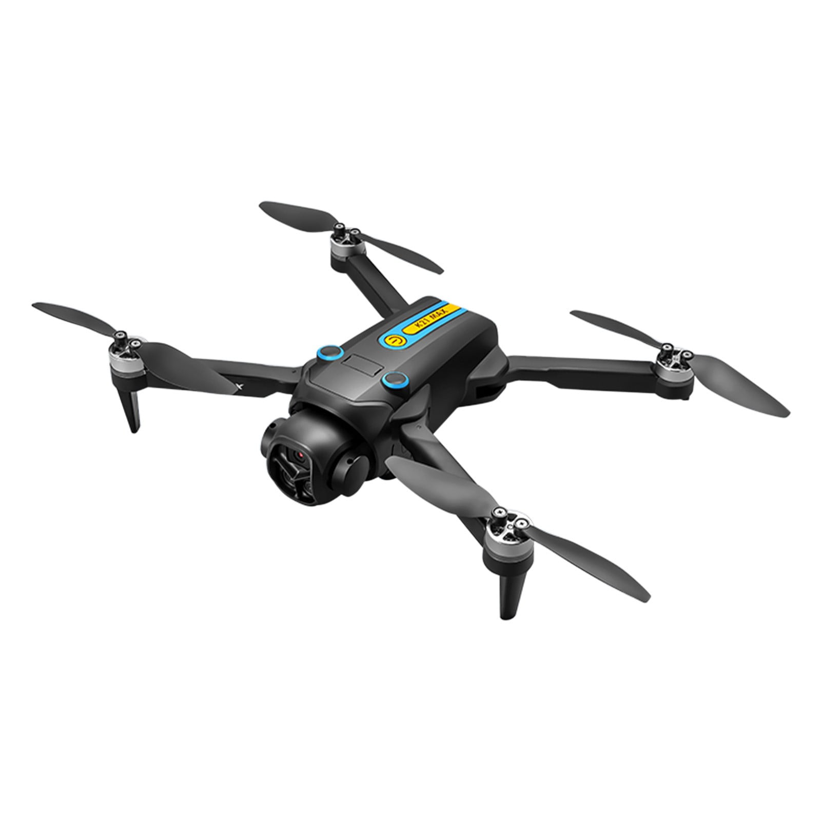 Drone with Screen Remote Control, Brushless Motor And Cool LED Lights Drones, One Click Takeoff And Landing, Folding Body