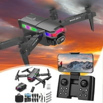 Drones for Adults Clearance, Drone with Daul 4K HD FPV Camera Remote Control Toys Gifts for Boys Girls with Altitude Hold Headless Mode Start Speed Adjustment