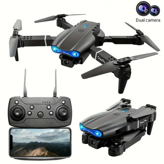 Drones with Camera for Adults 4k, 2.4G FPV Drone with 4K Camera for Adults RC Quadcopter with Auto Return Follow Me Brushless Motor Fly Route Fly Altitude Hold Headless Mode