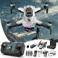 thumbnail image 1 of Drones with Camera for Adults 4k Drone With 1080P Screen Remote Control Brushless Motor And Cool Lights Drones With Storage Card RC Quadcopter Altitude Hold Obstacle Avoidance For Kids Adults, 1 of 9